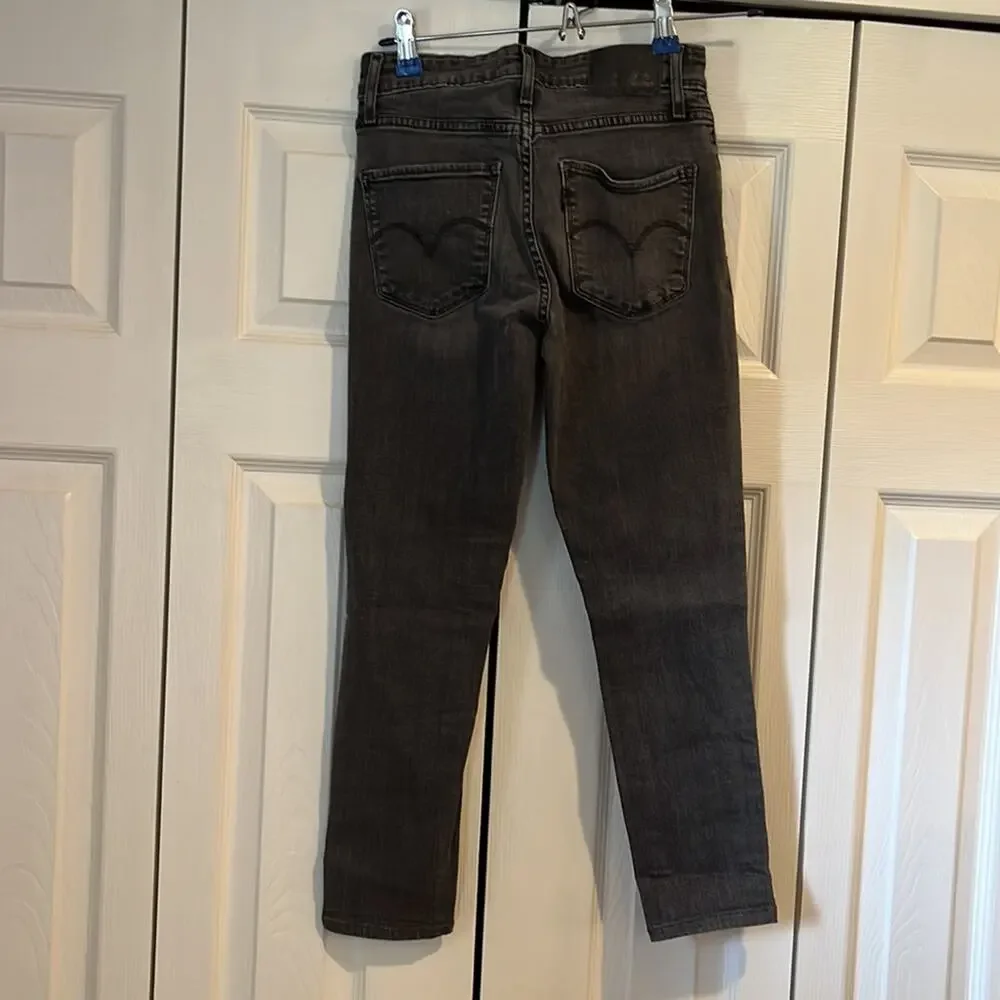 Levi’s 721 High Rise Skinny Jeans Gray 24